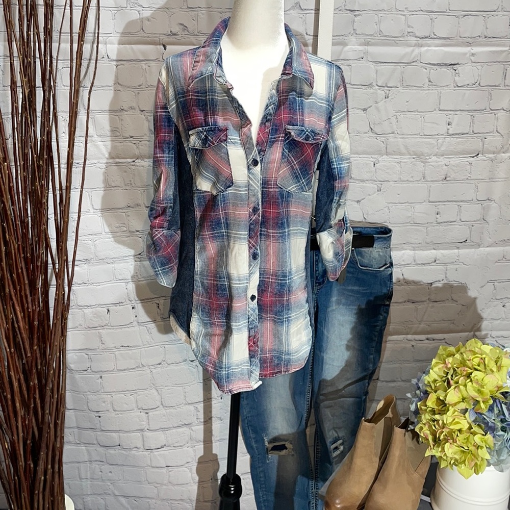 Ci Sono plaid collection shirt never worn